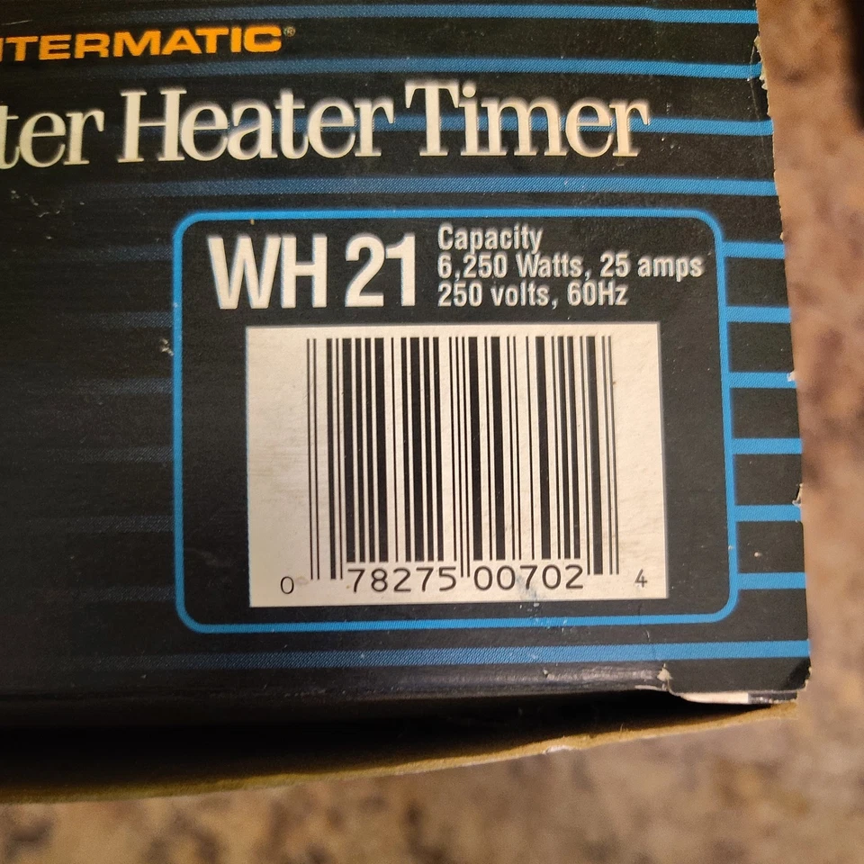 Intermatic WH-21 Electric Water Heater Timer External Override Switch 250V - Image 2 of 4
