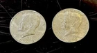 Lot Of (2) 40% Silver Kennedy Half Dollars - Mixed Dates