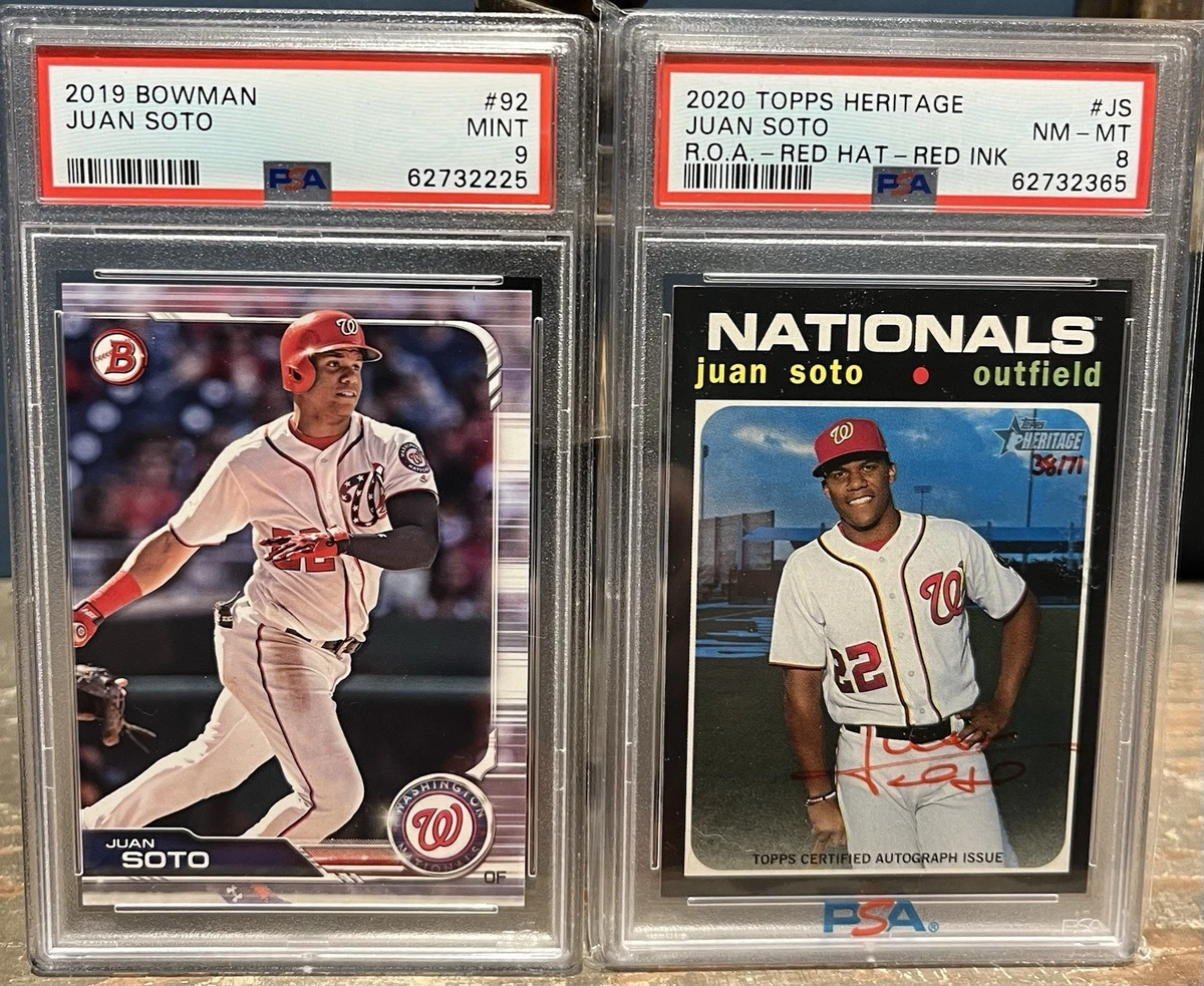 Bowman Washington Nationals Baseball Autographed Sports Trading