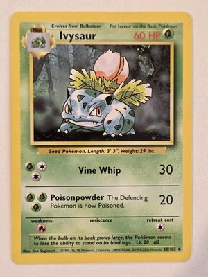 Ivysaur 030/102 Base Set Regular