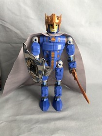 LEGO set 8809 King Mathias w/ cape VINTAGE Castle 100% complete w/ instructions