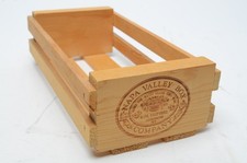 Napa Valley Box Company Wooden 12 Cassette Tape Storage Crate Holder Rack Fido