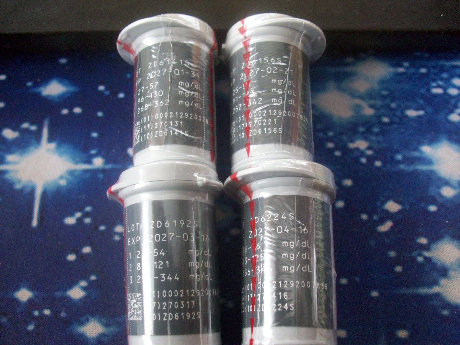 NO BOX 200 TRUE METRIX TEST STRIPS,4 X 50 SEALED VIALS, EXP 1,2,3 & 4-27, NO BOX