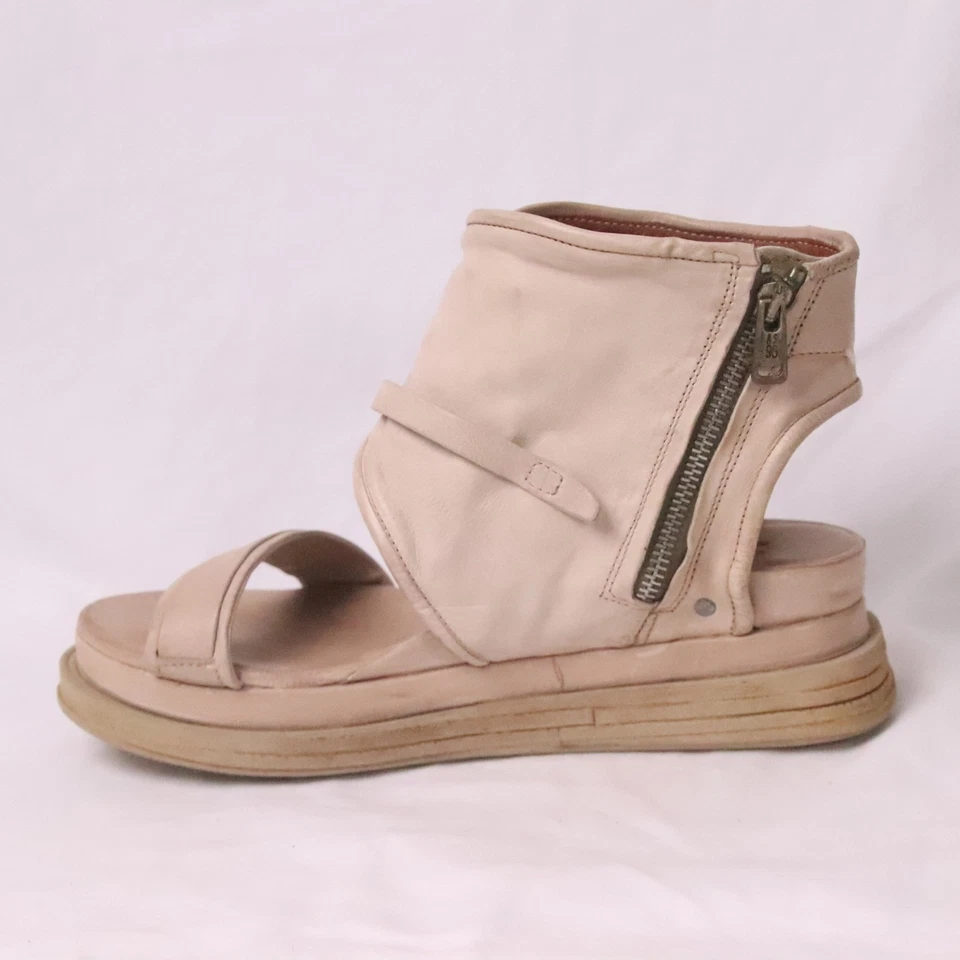 Sandalias de cuero tostado A.S.98 Airstep LAGOS 41EU 9,5 EE. UU. 7 REINO UNIDO daños menores Foto 4 de 4