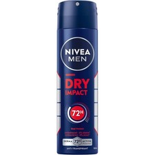 Nivea Men Dry Impact Deodorante Dual Protect Anti-Sudore e Anti-Odore 72H 150Ml