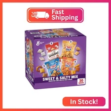 Chex Sweet & Salty Snack Variety Pack, Individually Wrapped Snack Bags, Party an
