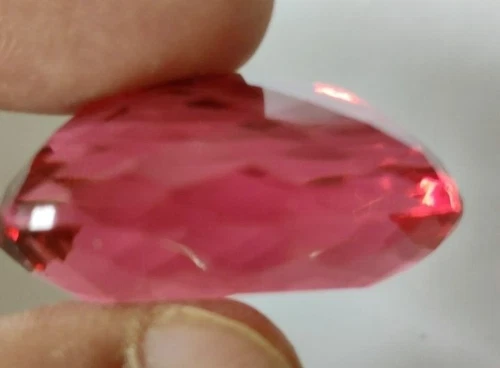 Large Pink Tourmaline Cushion Cut 85.65 Ct. Loose Gemstone for Ring & Pendant - Image 3 of 4