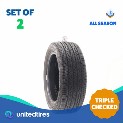 Set of (2) Used 205/55R16 Continental ControlContact Tour A/S Plus 91H - 7/32