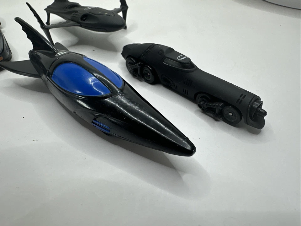 ERTL Jada Vintage 1992 Batman Die Cast Car, Barco Copter Lote De 5 Batman, Robin, Foto 2 de 4
