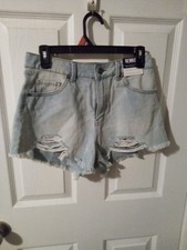 Rewash Jean Shorts The Wedge 7/28 Super High Rise Nwt