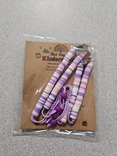 Mommy and Me First Day of School Bracelets - Matching Bracelets - (H-H) - Picture 2 of 4
