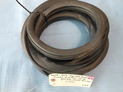 2008-2012 HONDA ACCORD FRONT DRIVER WEATHERING STRIP GASKET RUBBER OEM
