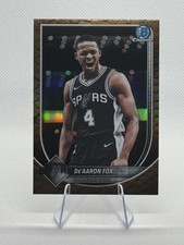 2025-26 Topps Bowman Basketball #BCV-144 DeAaron Fox Reptilian Refractor SP