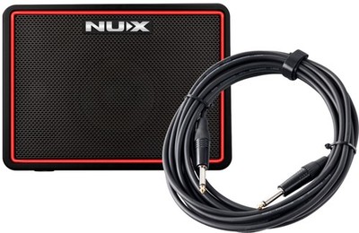 NUX Mighty Lite BT MK II Gitarre Bass Modeling Combo Amp Interface Kabel Set