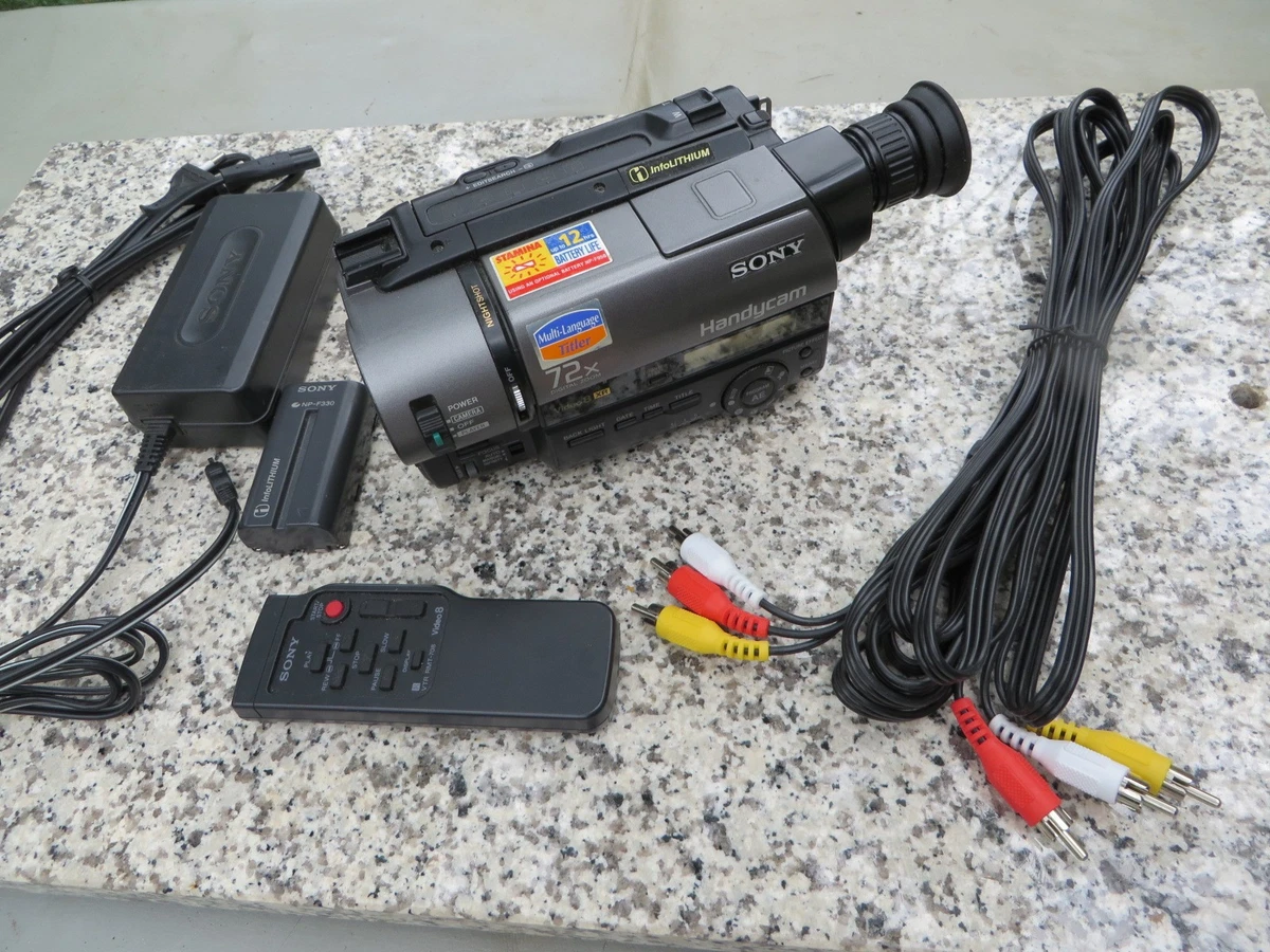 Cámara de video Sony Video8 Handycam CCD-TR511E PAL