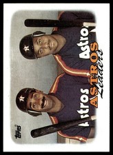 1988 Topps Astros Leaders - Kevin Bass/Billy Hatcher Houston Astros #291