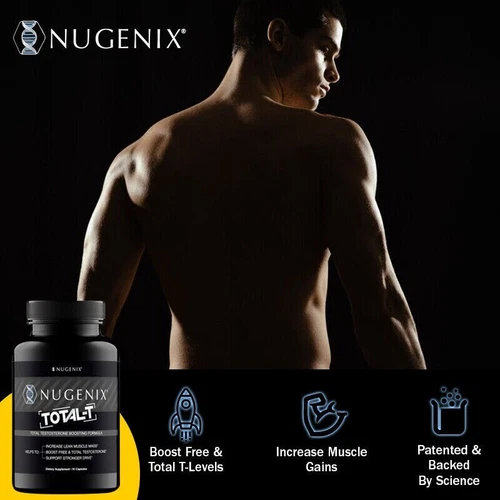 Total-T -Testosteron Booster - Increase Muscle Mass And Energy Levels 90capsules - Bild 3 von 10