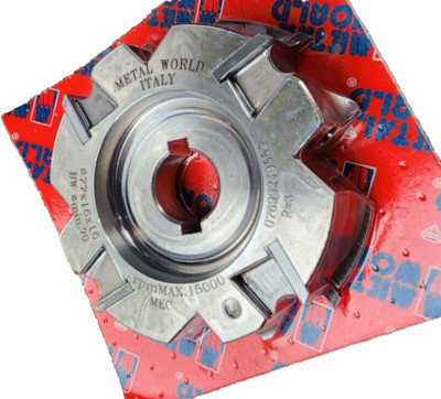 SCM 0769924055G Hw-Insert Cutterhead 77x16x16, Z=4, R=3 Rh