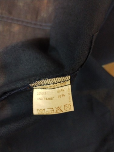 Camicia Uomo Estiva Manica Corta Leggera Bianca Blu Lino Cotone 100% Coachella - Imagen 74 de 76