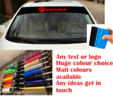 Vauxhall SUNSTRIP Insignia VXR Corsa Astra LOGO GRAPHICS DECAL STICKERS