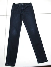 Women's American Eagle High Rise Jegging Skinny Blue Jeans Size 2 : 29" Inseam