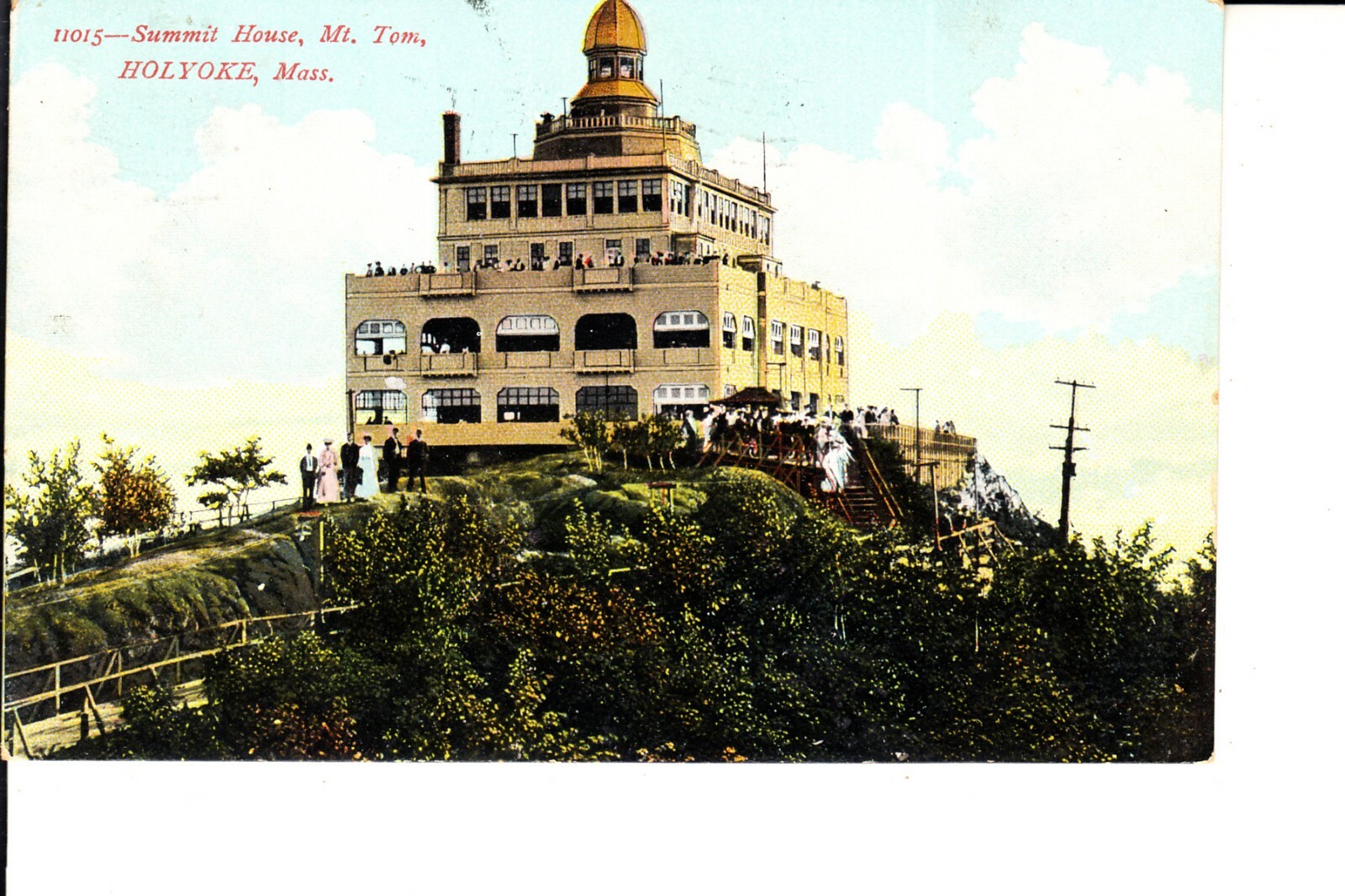 Holyoke, MA Mount Tom Summit House 1908 eBay