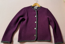 Stapf Austria Trachtenjacke Jacke Loden Janker Schurwolle Gr.  140, Brombeer