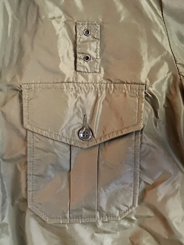 Винтажный 60-х годов США униформа Co. Канзас-Сити зеленый коготь молнии всепогодная куртка - Изображение 3 из 4