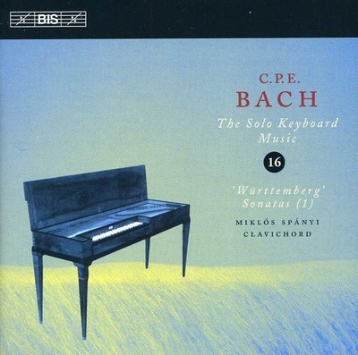 C.P.E. BACH / SPANYI - SOLO KEYBOARD MUSIC 16 NEW CD