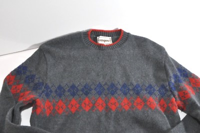Vintage Campus wool sweater Mens Large made in USA | eBay