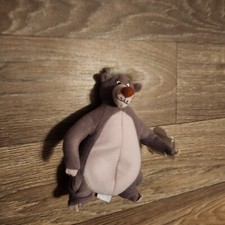 Vintage Disney Applause The Jungle Book 42648 BALOO Mini Bean Bag Plush Doll 7"