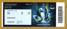 FINAL 2012 -- Chelsea London v FC Bayern Munich --  Champions League --  Ticket