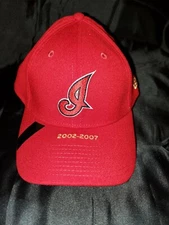 NEW ERA 39 THIRTY CLEVELAND INDIANS MENS HAT RED CHRONICLE TIMELINE 02-07 M/L