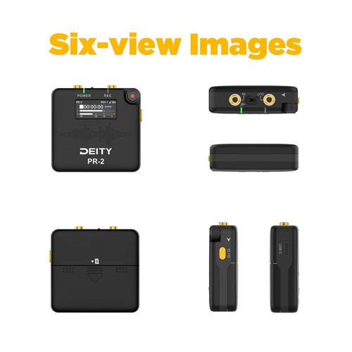 Deity PR-2 - Pocket Audio Recorder mit 32-Bit Float Recording, 3,5mm Lavalie... - Bild 7 von 7
