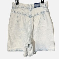 Vintage 80s Jean Shorts Womens 24 High Waist Light Wash Yoke Sunset Blues levi