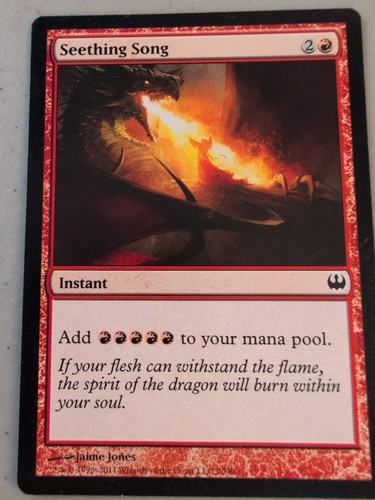 Seething Song - Duel Decks: Knights vs. Dragons MTG Magic the Gathering MP
