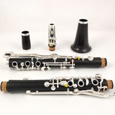 Oehler System Clarinet G Tune Ebony Clarinet Silver Plated Keys M202