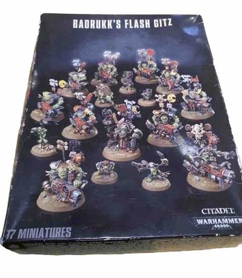 Warhammer 40k Orks: Kaptin Badrukk s Flash-Gitz Boxset OOP