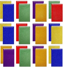 Mini Prism Spiral Notepads - (Bulk Pack of 24 ) Small Pocket Mini Notebooks