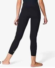 Victoria's Secret Yoga Pants Leggings Black Size 8 7/8 Length NWT