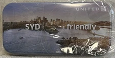United Airlines Special Edition Amenity Kit Tin SYN Flyer-Friendly Essentials