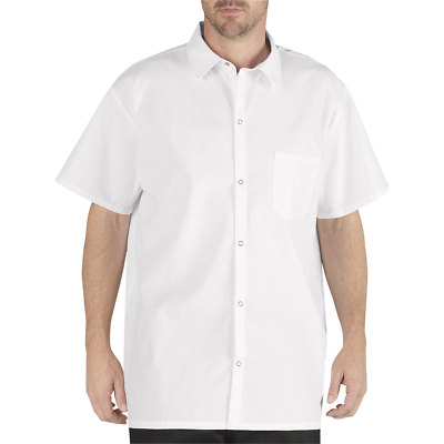 CHEF CODE Multi-purpose Work Shirt, Short Sleeves With Snap