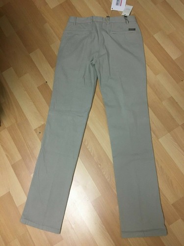 NWT Mens Armani Collezioni Soft Cotton Tan Trouser Straight W30 L34 H7.5 RRP£150 - Picture 2 of 8