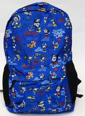 blue disney backpack