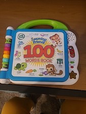 Leap Frog Learning Friends 100 Words Book English Spanish Batteries Not Included
