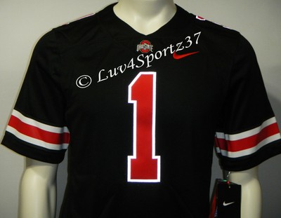 ohio state football jersey black