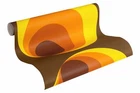 Wallpaper AS Circles BROWN RED ORANGE 7013-12 Retro 70s Wallpaper (€1.97/1sqm)