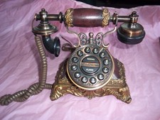Antique Look Phone Paramount Collection Classic Series Push Button Dial Phone