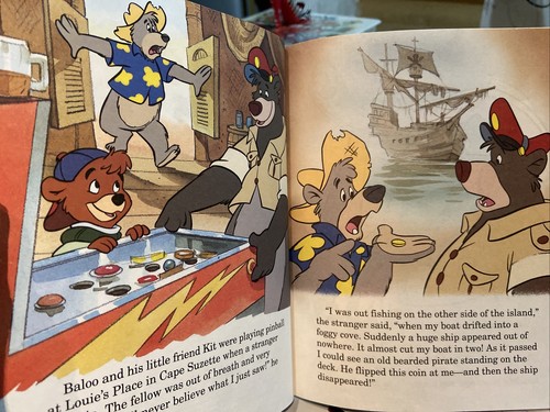 A Little Golden Book Disney’s Tale Spin Ghost Ship Andrew Helfer - Picture 5 of 9