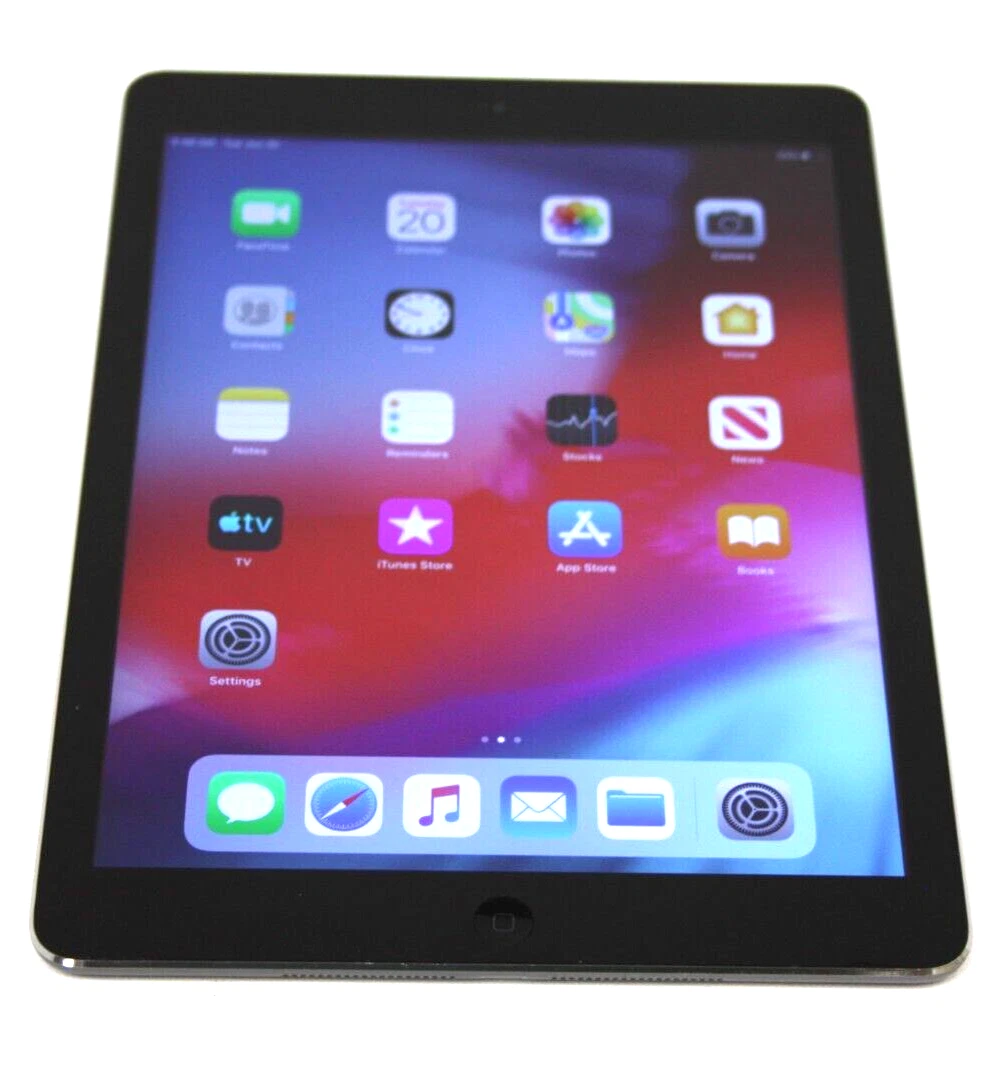 Apple iPad Air Gen 1 16GB (A1474 - Black & Space Gray - iOS 12